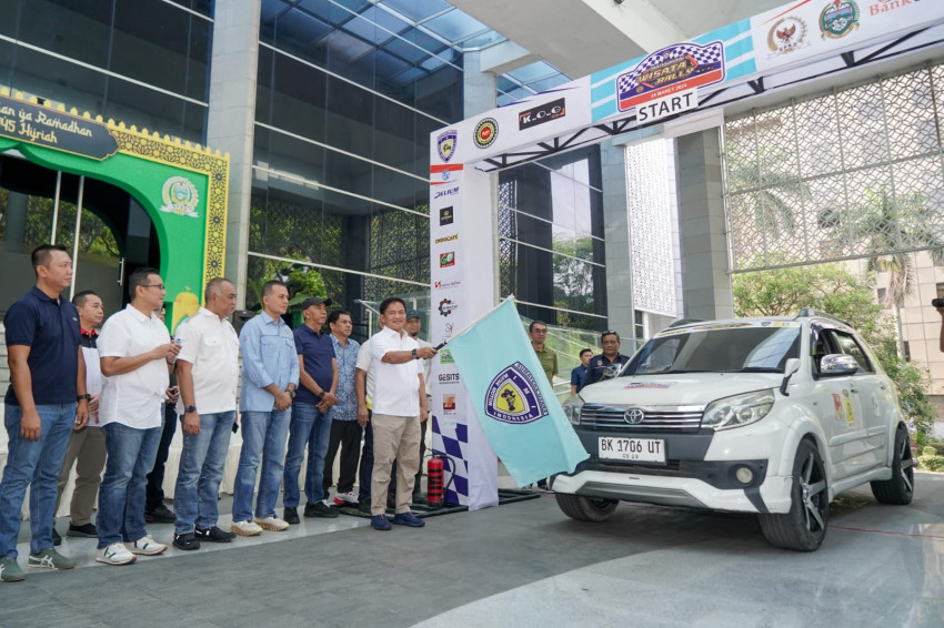 Kejuaraan Wisata Rally Ramadan 2024 dibuka, Pj Gubsu  : Unik