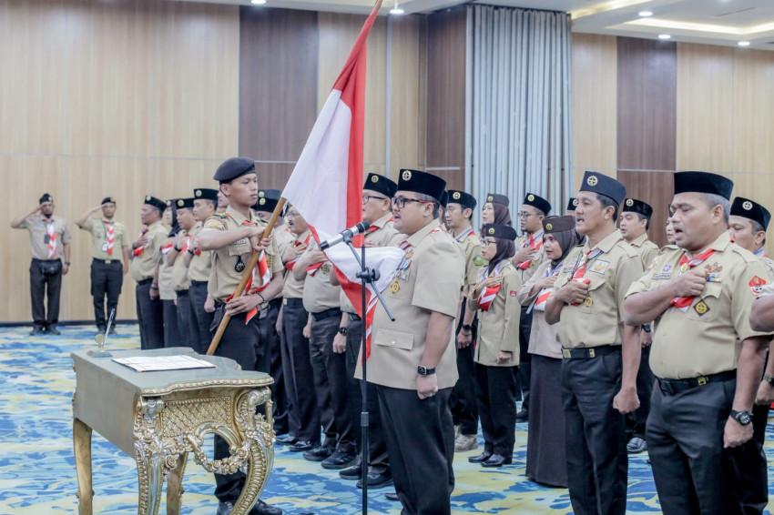 Pengurus Kwarcab Gerakan Pramuka Kota Medan Dilantik, Berikut Nama-nama Pengurus