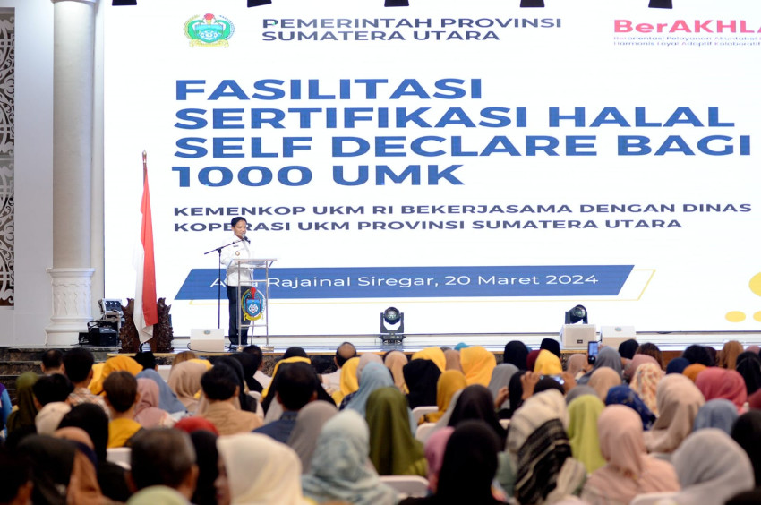 Kolaborasi dengan Kementerian Koperasi, Pemprov Sumut Fasilitasi 1.000 Sertifikat Halal Gratis untuk UMKM