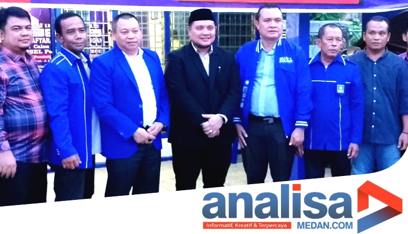 Makin Jelas! Abdul Basith Gerindra Mendaftar Balon Bupati Tapsel Ke Partai PAN