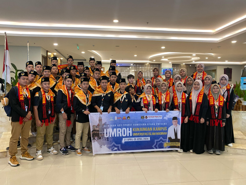 Santri Al Azhar Asy Syarif Sumatera Utara Umroh dan Kunjungan ke Universitas Islam Madinah