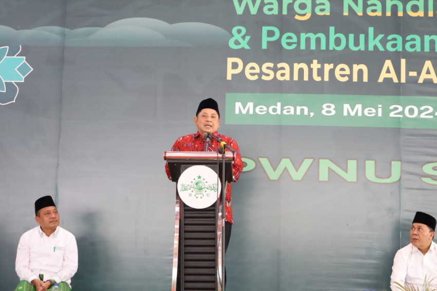 Diacara PMKNU PWNU Sumut, Prof M. Ali Ramdhani : Berkhidmat di Nahdlatul Ulama Insya Allah Berkah