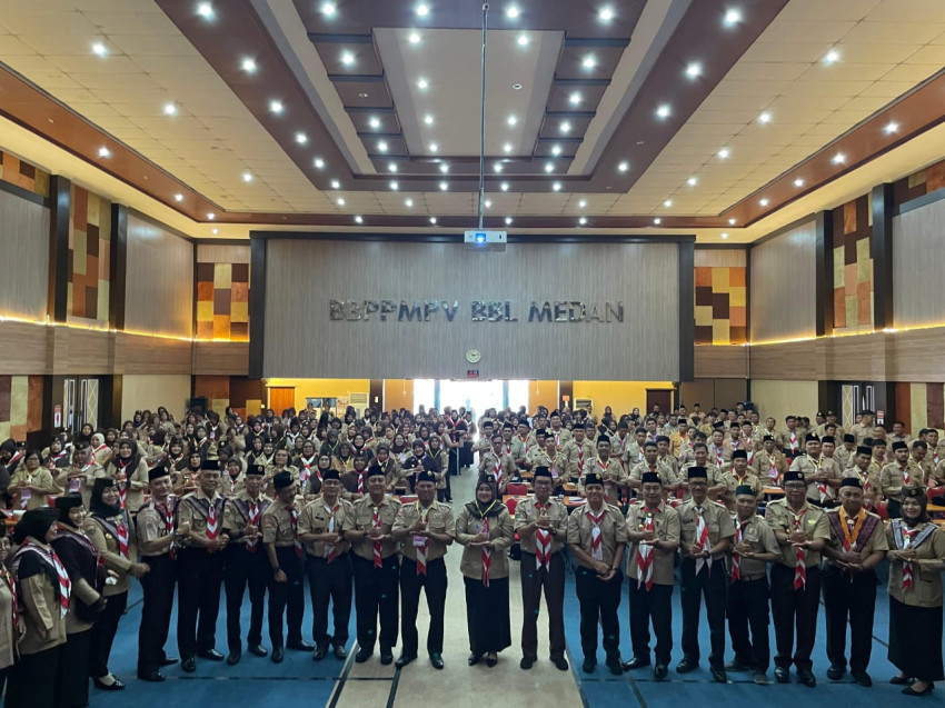 Pada Gelombang III, Peserta Kursus Orientasi Kepramukaan Kwarcab Medan Capai Puncaknya
