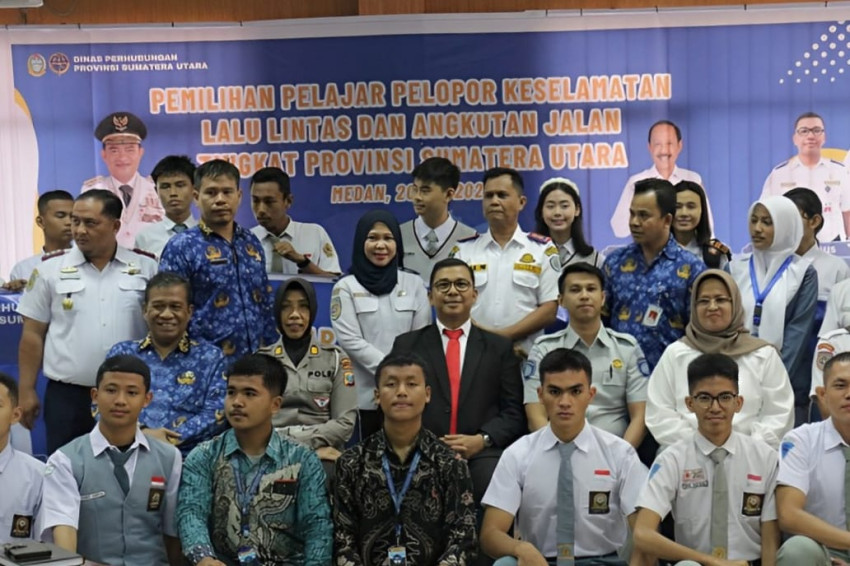 SMA Negeri 2 Tanjung Balai Juara 1 Pelajar Pelopor Keselamatan.