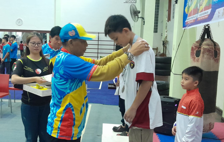 Medan Kota Pertahankan Dominasi di Arena Wushu Porkot