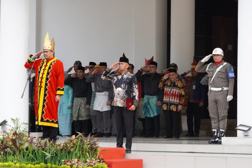 Pimpin Upacara Hari Lahir Pancasila, Bobby Nasution Ajak Masyarakat Manfaatkan Teknologi Komunikasi Aktualisasikan Nilai-nilai Pancasila