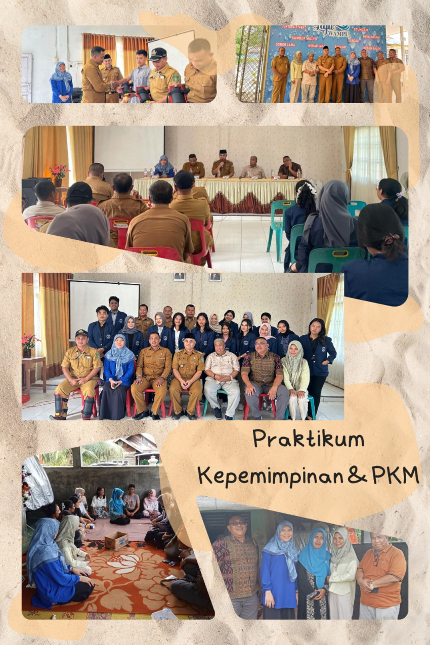 Prodi Ilmu Pemerintahan FISIP UMA Praktik Lapangan Kepemimpinan Sekaligus Gelar PKM di Langkat