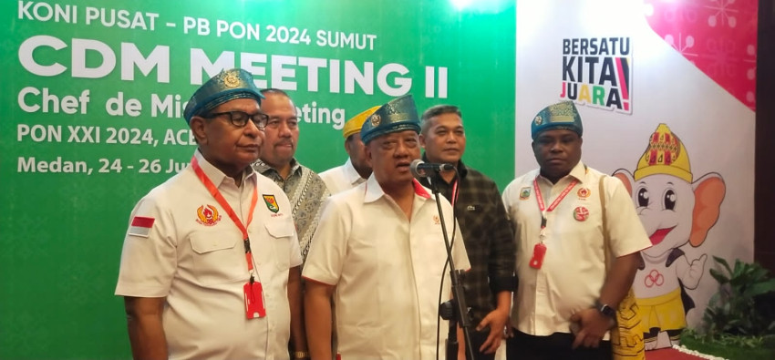 Cdm Meeting II PON 2024 di Medan, PON Sesuai Jadwal
