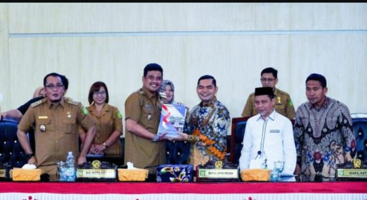 Rapat Paripurna DPRD Medan, Wali Kota Medan Sampaikan Laporan Pertanggungjawaban APBD TA 2023