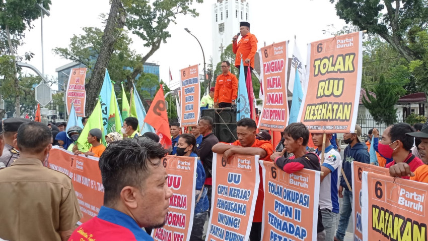 Siap-siap! Buruh Sumut Demo Gubsu dan Bulog Tolak Tapera dan Kebaikan HET Beras