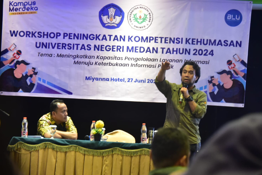 Workshop Peningkatan Kompetensi Kehumasan, Perkuat Peran Humas untuk Kemajuan Unimed