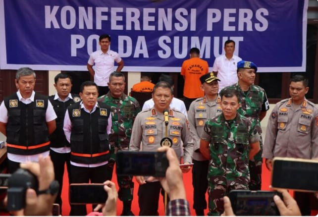 Terduga Otak  Pelaku Pembakaran Rumah Wartawan di Karo adalah Ketua Ormas