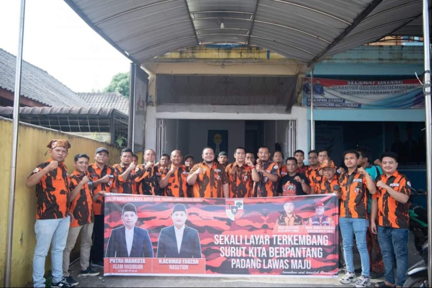 Pemuda Pancasila Palas Deklarasi Dukungan Kepasangan Putra Mahkota Alam-Achmad Fauzan
