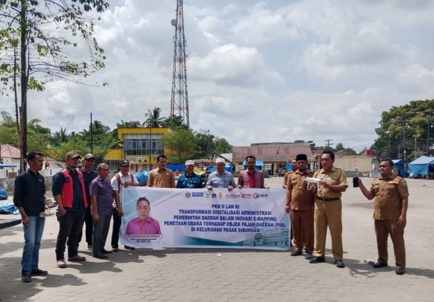 Kepala Bapenda Palas Impelementasikan Inovasi e-Mapping Pemetaan Objek Pajak Daerah Mengunakan Drone