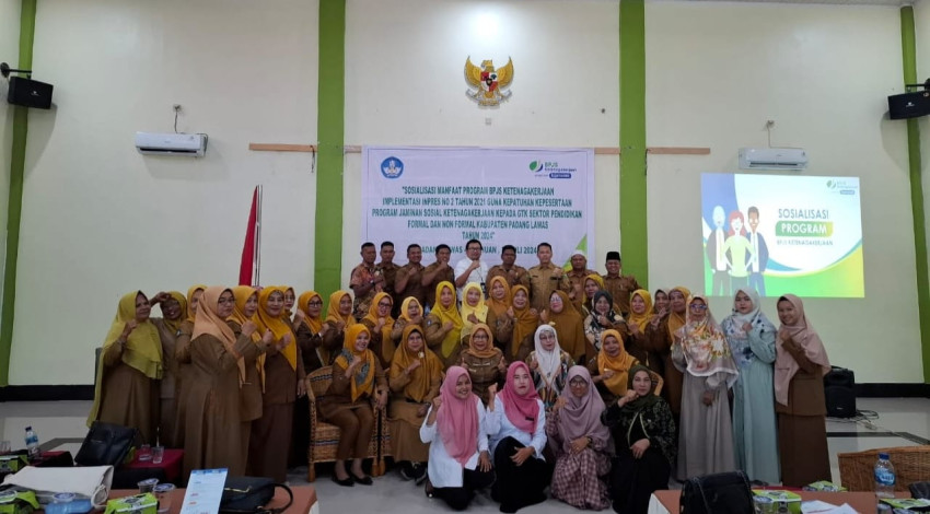 BP Jamsostek Ketenagakerjaan Palas Sosialisasi Manfaat Jaminan Sosial ke Kepala Sekolah