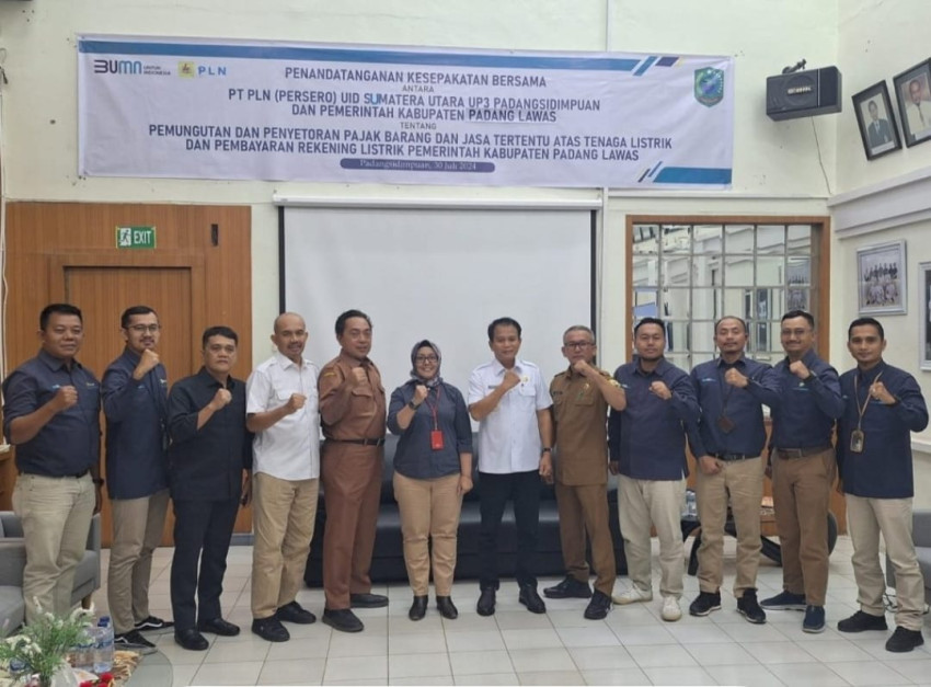Pemkab Palas MoU Dengan PLN UP3 Padangsidimpuan untuk Tingkatkan PAD