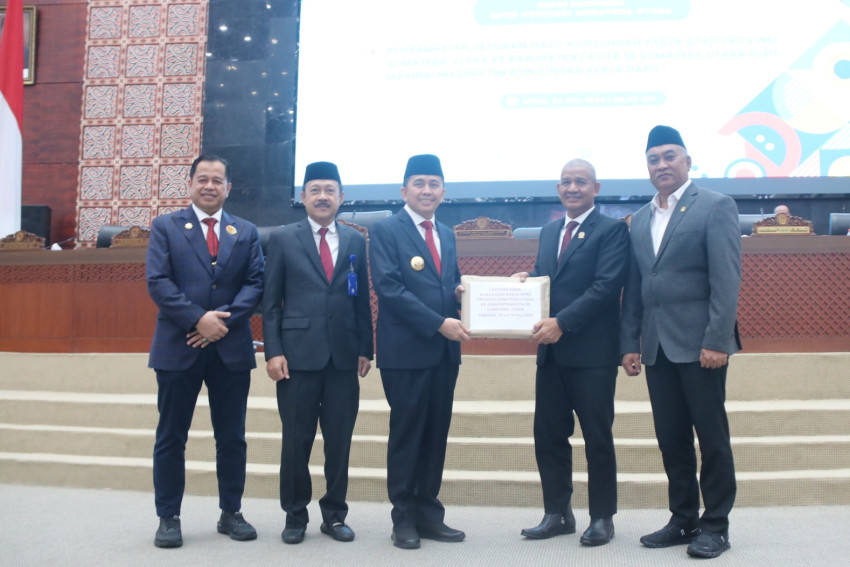 Pj Gubernur Sumut Agus Fatoni Terima Laporan Kunker DPRD, Akan Tindak Lanjuti Rekomendasi Berdasar Skala Prioritas