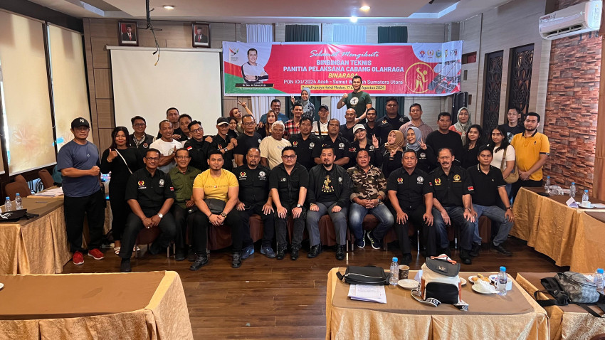 PP PBFI Tinjau Venue di Medan, Pastikan Binaraga PON 2024 Siap Digelar