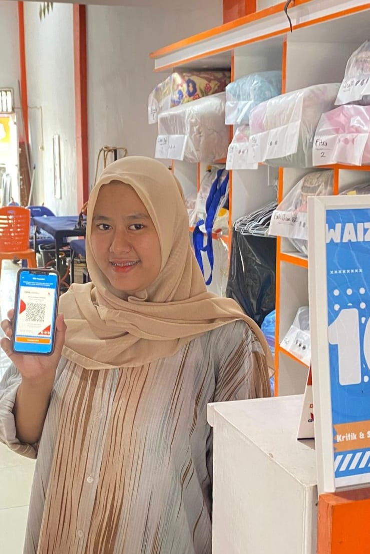 Aplikasi QRIS BRI Merchant Pelaku Usaha Di Kabupaten Palas Sangat Terbantu