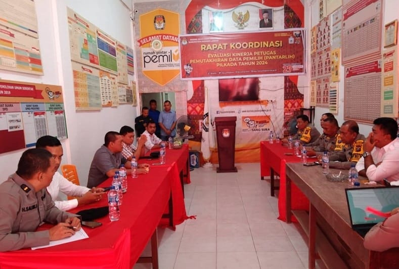 Jelang Pendaftaran Calon Bupati, KPU Dan Polres Palas Gelar Rapat Koordinasi