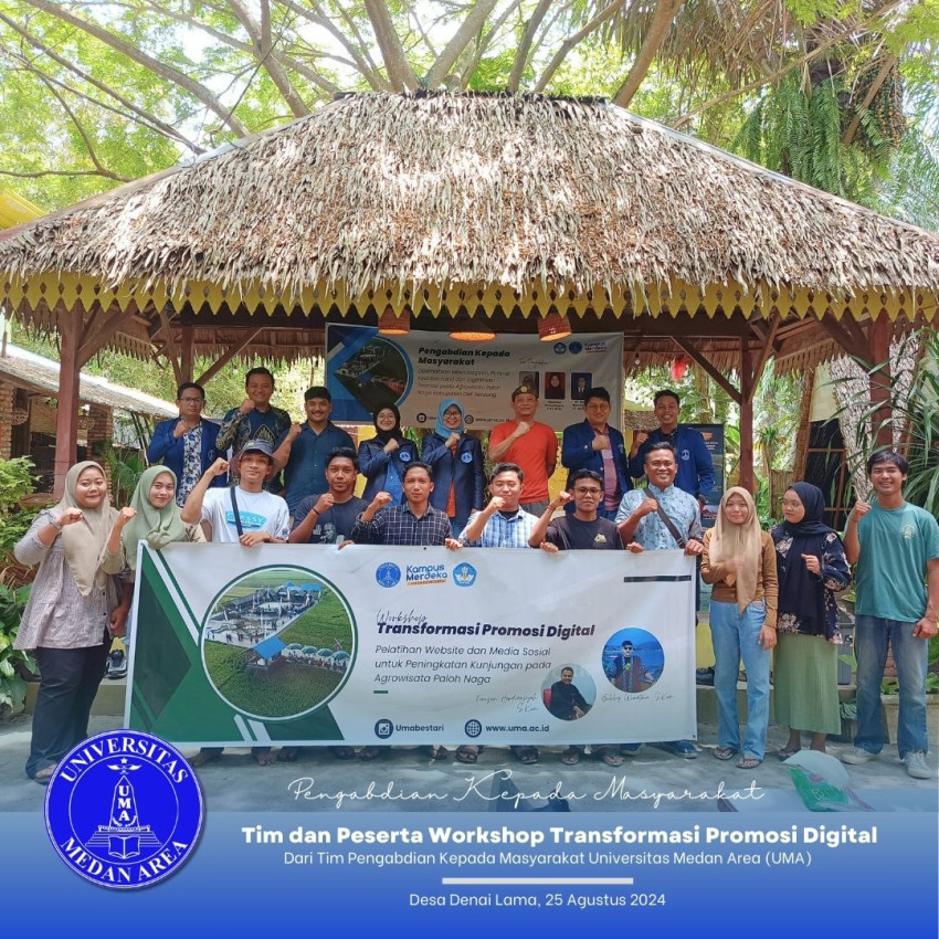 Tim PKM UMA Optimalisasikan Kelembagaan Kearifan Lokal dan Digitalisasi Promosi Agrowisata Paloh Naga Pantai Labu Deli Serdang