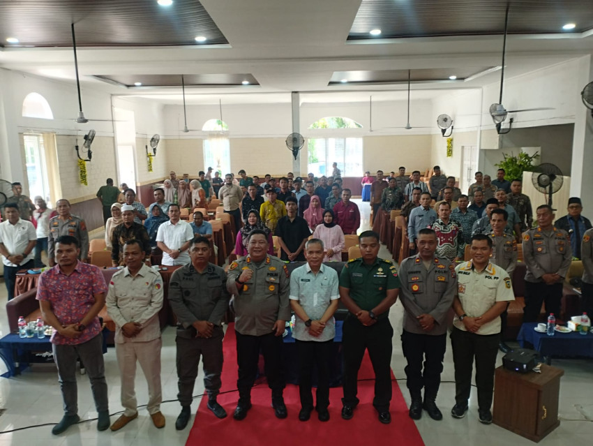 Polres Palas Gelar Rakor Lintas Sektoral Matap Praja Jelang Pilkada 2024
