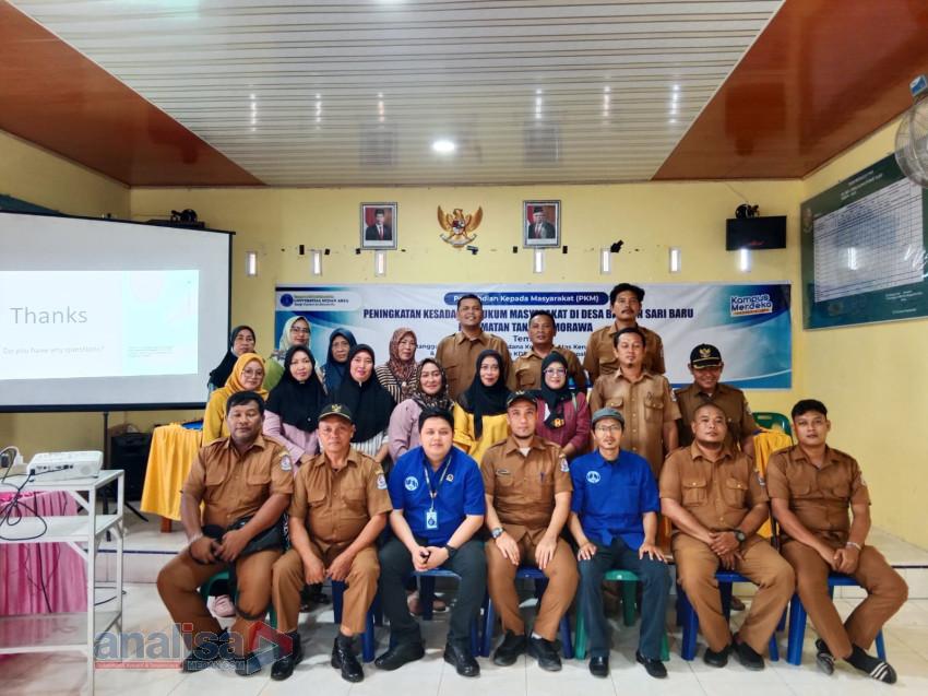 Dosen UMA Bicara Hukum dan Advokasi Lingkungan di Desa Bangun Sari Baru