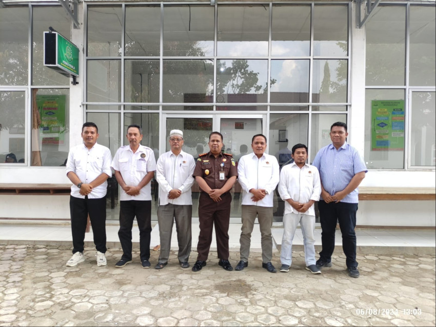 Audiensi  PWI Palas, Kajari Minta Pers jadi Sosial Kontrol bagi Kejaksaan