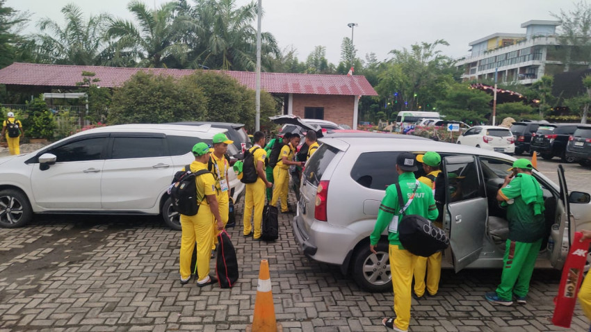 Duh PB PON! Tim Kriket Sumut Tidak Dijemput Bus Menuju Lokasi Pertandingan