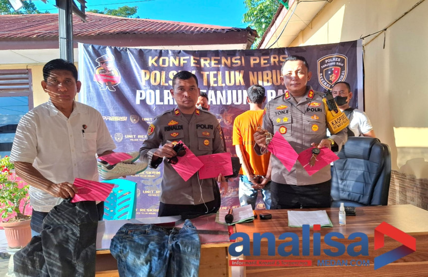 Unit Reskrim Polsek Teluk Nibung Ringkus Maling di Ruko Kosong