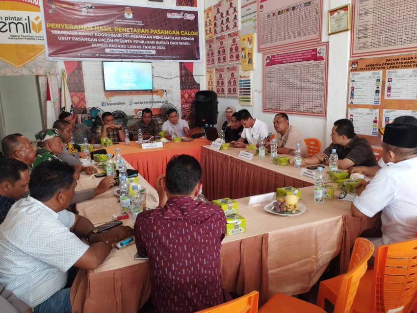 KPU Tetapkan Dua Bapaslon Jadi Calon Bupati dan Wakil Bupati di Pilkada  Palas