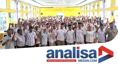Di Sidimpuan, Gerindra 'Wajib' All Out 100% Menangkan Letnan-Levi Dan Bobby-Surya