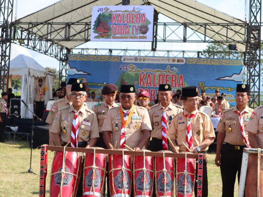 Ketua Kwarda Sumut Buka Kemah Kaldera Toba, Promosikan Pariwisata Sumatera Utara