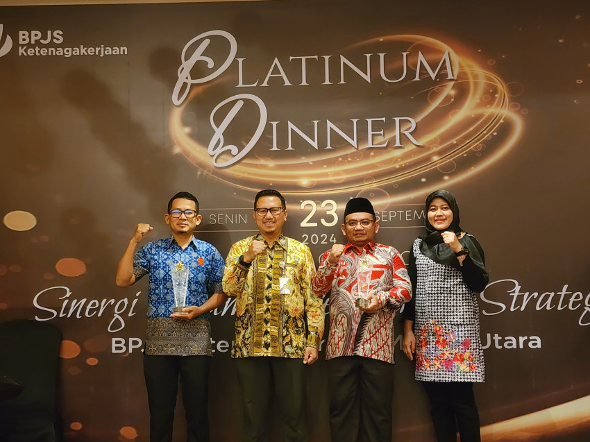 Luar Biasa, Kedua Kalinya UIN Sumut Raih Juara II Paritrana Award 2024 BPJS Ketenagakerjaan