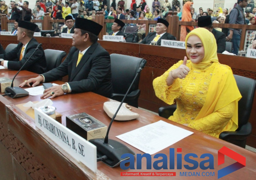 Chairunnisa B Kader Golkar Tanjungbalai Dilantik Jadi Anggota DPRD Sumut 2024-2029