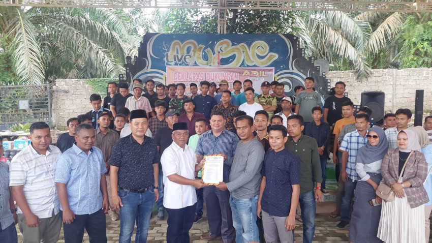 Deklarasi Dukungan Gerakan Muda Perjuangan Komitmen Menangkan Pasangan ADIL