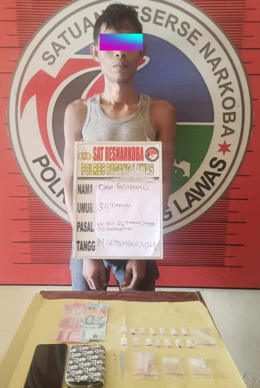Pengedar Narkoba, Dicokok Polisi di Desa Aliaga Ujung Batu IV