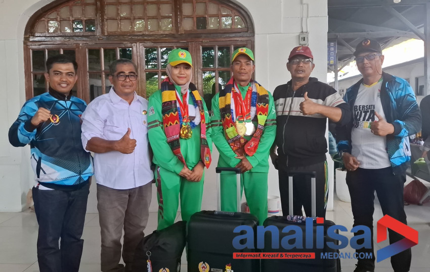 KONI Sambut Atlet Tanjungbalai Peraih Emas di PON XXI Aceh-Sumut