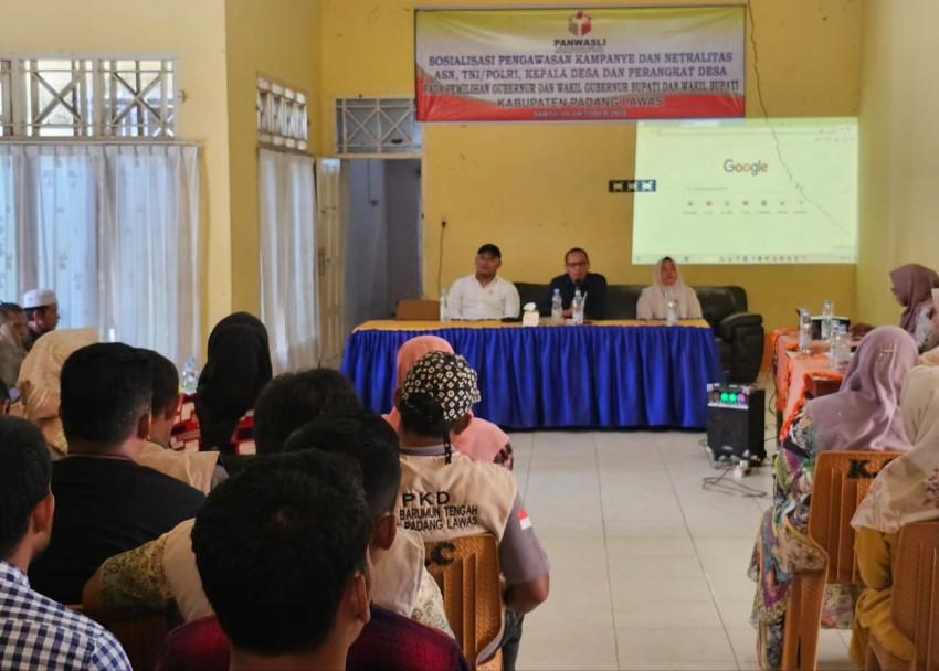 Kapolsek Barumun Tengah Apresiasi Sosialisasi Pengawasan Kampanye Netralitas