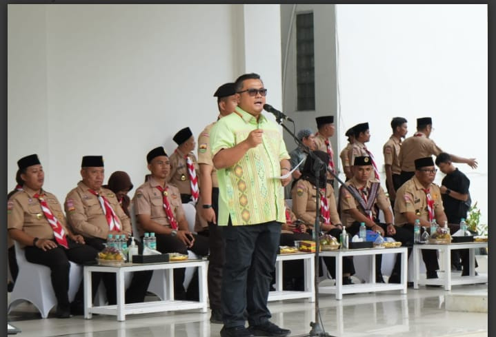 Pj Sekda Lepas Kontingen Kwarcab Pramuka Kota Medan Ikuti 2nd Islamic Private School International Scout Camp Pattani-Thailand