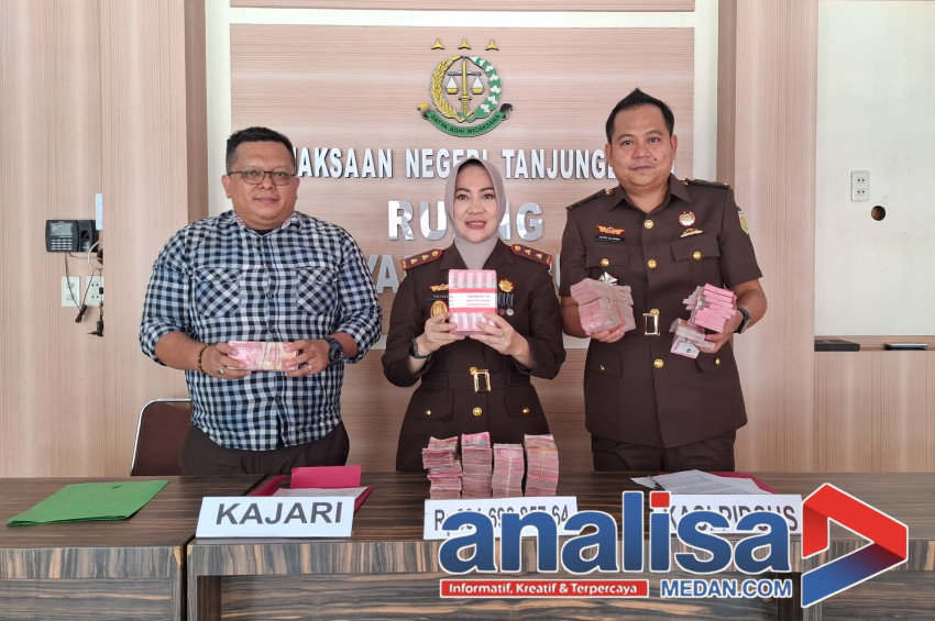 PNBP Kejari TBA Over Target, Sebesar Rp691 Juta Dari Tiga Kasus