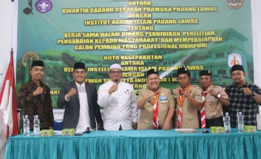 Kwarcab Palas Jalin Mou dengan IAI Palas Untuk Kegiatan Kepramukaan