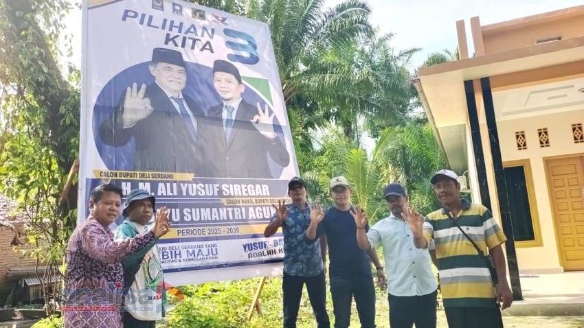 Relawan Komitmen Menangkan Pasangan Yusuf-Bayu di Pilkada Deliserdang