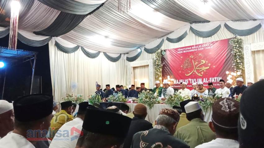 Ribuan Jemaah Hadiri Penutupan Maulid Arbain Majelis Taklim Alfatih