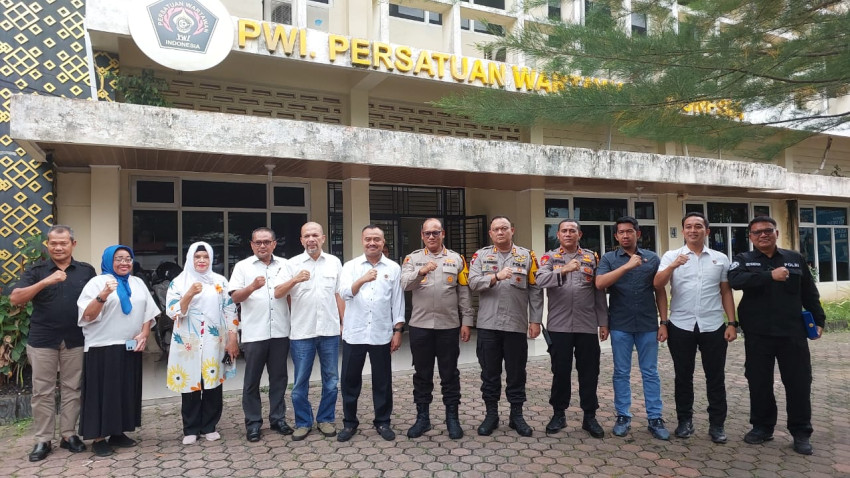 Polrestabes dan PWI Sumut Bangun Sinergitas Ciptakan Kota Medan Kondusif