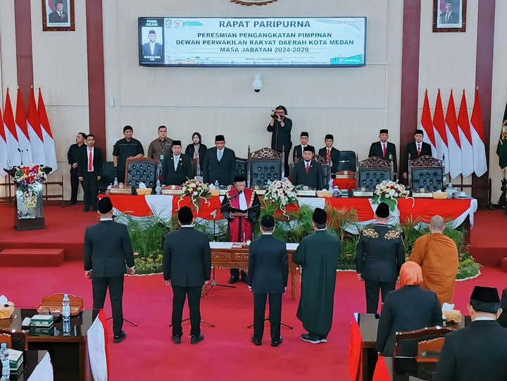 Pelantikan Pimpinan DPRD Medan Harus Jadi Momentum Mentransformasi Tata Kelola Pemerintahan