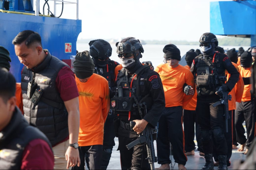 64 Narapida Risiko Tinggi di Lapas dan Rutan Sumut Dipindahkan ke Nusakambangan