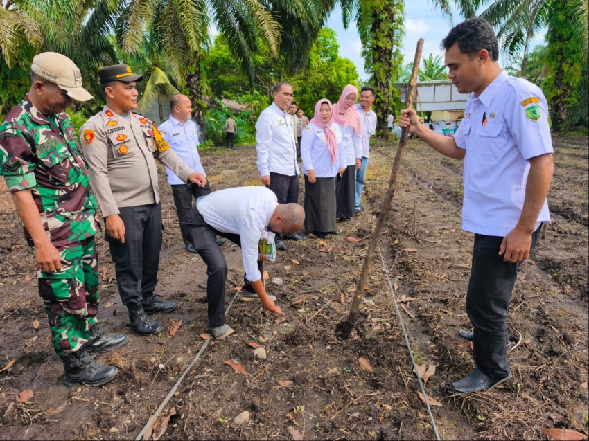 Polsek Barumun Tengah Launching Gugus Tugas Polri Mendukung Ketapang Nasional