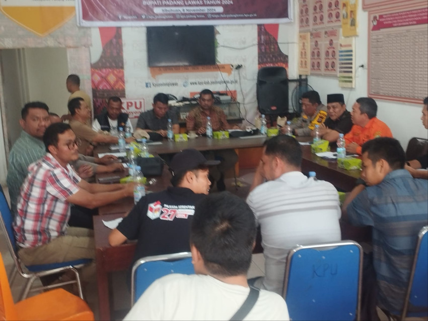 KPU Gelar Rakor Kesiapan Pendistribusian Logistik Pilkada Dengan Bawaslu