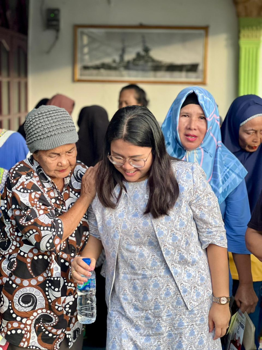 Anggota DPRD Medan Margaret MS Tampung Aspirasi Warga Komplek BTN Soal Infrastruktur
